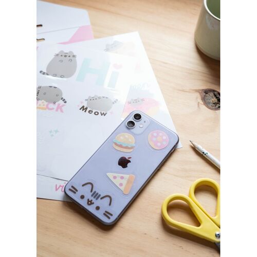Set pegatinas reutilizables Pusheen