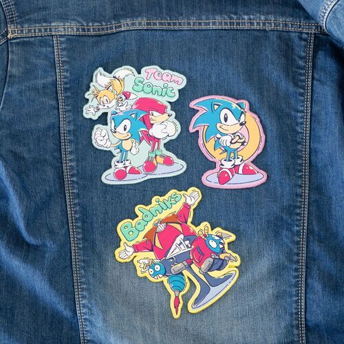 Set 3 parches Sonic The Hedgehog