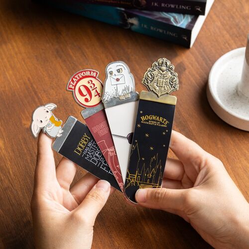 Set 4 marcapaginas Harry Potter