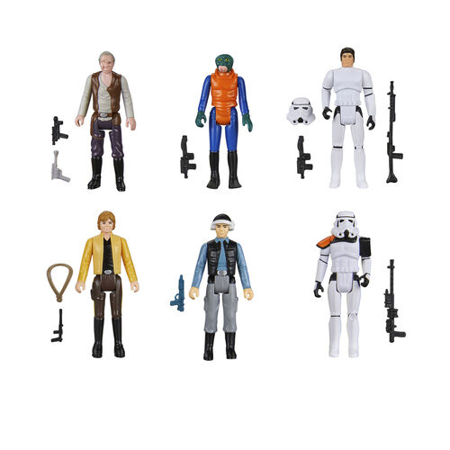 Set 6 figuras Star Wars 9,5cm