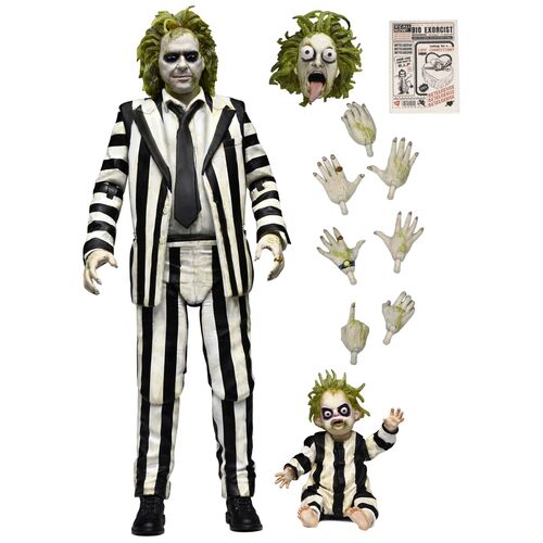 Figura Ultimate Beetlejuice Striped Suit Beetlejuice 18cm