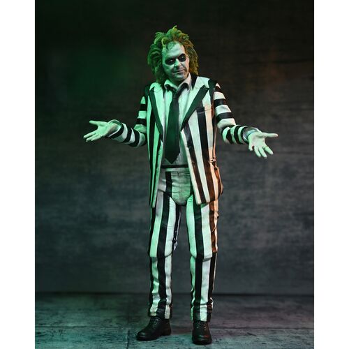 Figura Ultimate Beetlejuice Striped Suit Beetlejuice 18cm