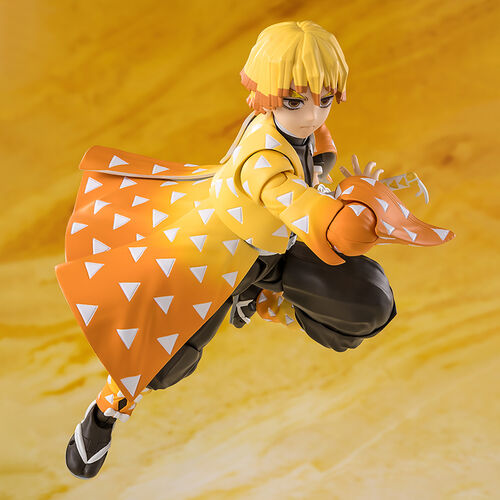 Figura S.H. Figuarts Zenitsu Agatsuma Demon Slayer Kimetsu no Yaiba 14cm