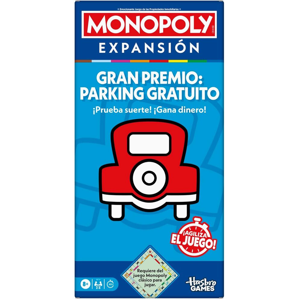 Spanish Monopoly Grand Prix Free Parking Game expansion