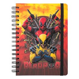 Cuaderno A5 Deadpool & Wolverine Marvel