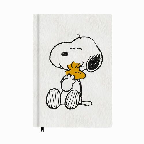 Peanuts A5 premium plush notebook