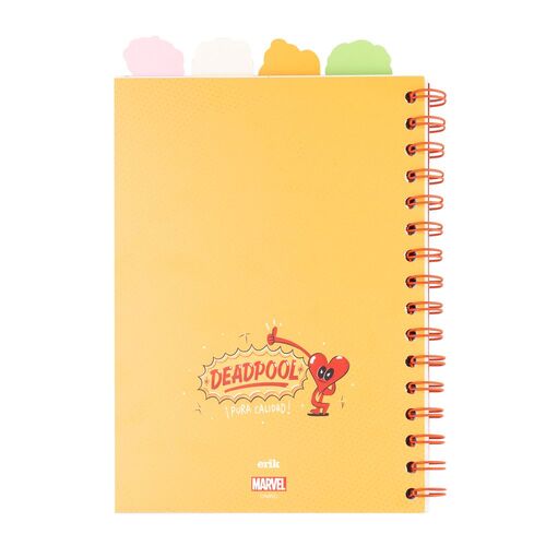 Cuaderno A5 Deadpool Marvel
