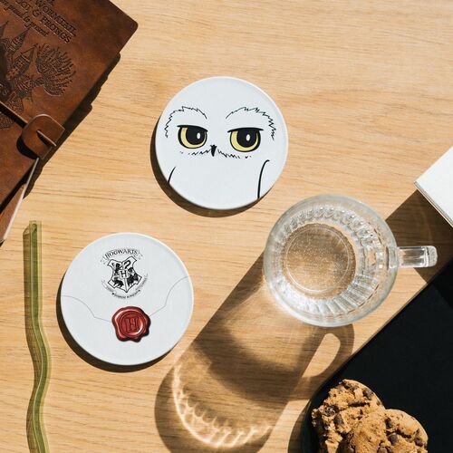 Set 2 Posavasos Hedwig Harry Potter