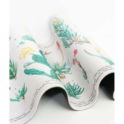 Botanical Cacti gaming desk mat