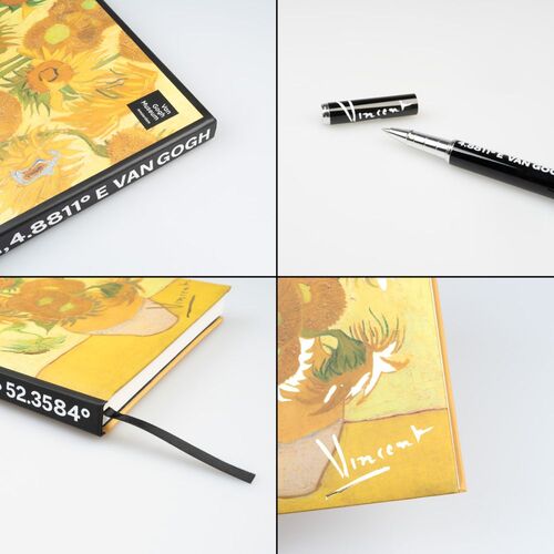 Set cuaderno A5 premium + boligrafo Museo Van Gogh