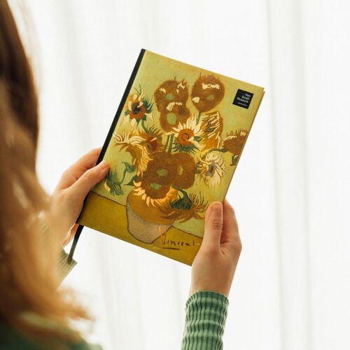 Set cuaderno A5 premium + boligrafo Museo Van Gogh