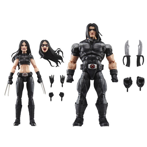 Blister 2 figuras X-23 & Warpath X-Force Marvel Legends 15cm