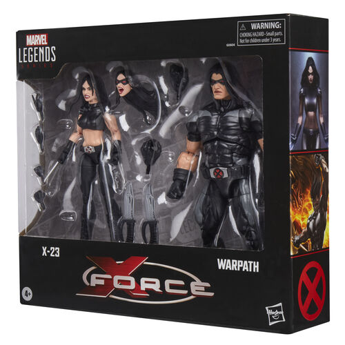 Blister 2 figuras X-23 & Warpath X-Force Marvel Legends 15cm
