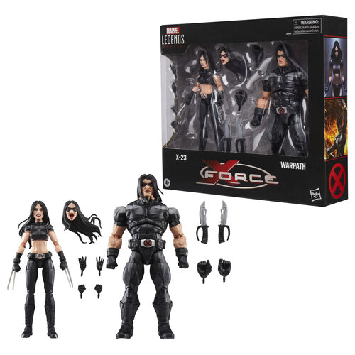 Blister 2 figuras X-23 & Warpath X-Force Marvel Legends 15cm