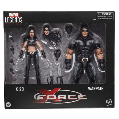 Blister 2 figuras X-23 & Warpath X-Force Marvel Legends 15cm