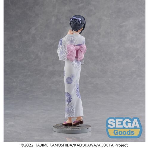 Rascal Does Not Dream Mai Sakurajima Yukata of Bunny Girl Sepai Luminasta figure 22cm