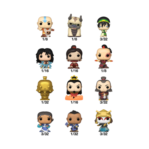 Assorted Bitty POP Mystery figure Avatar The Last Airbender