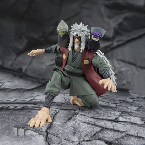 Naruto Shippuden Jiraiya Hidden Leaf Heroic Master Sage Mode S.H. Figuarts figure 17cm