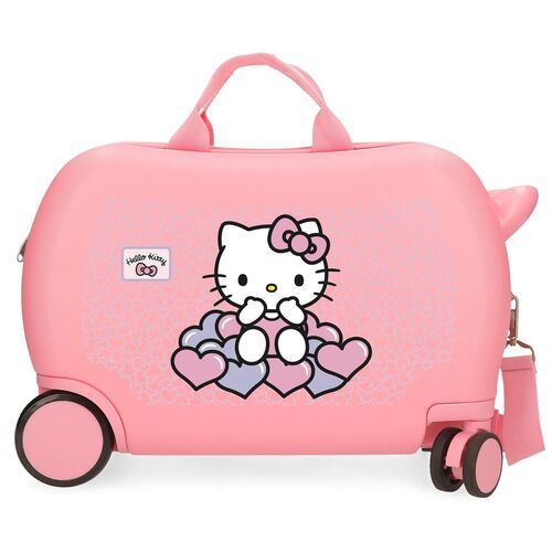 Maleta ABS Hearts & Dots Hello Kitty 45cm