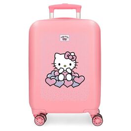 Maleta trolley ABS Hearts & Dots Hello Kitty 50cm