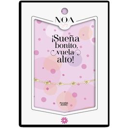 Pulsera Aviones Papel acero dorado - Sueña Bonito, Vuela Alto