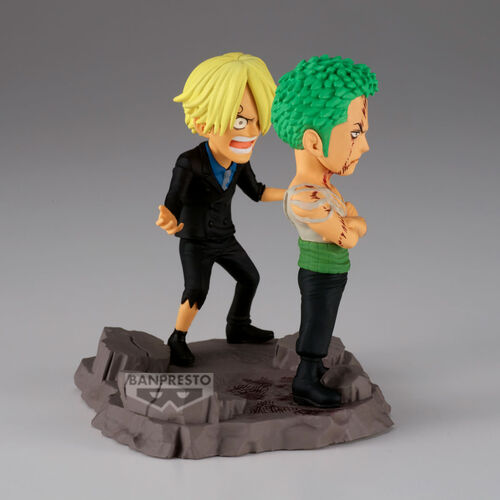 Figura Roronoa Zoro & Sanji One Piece 8cm