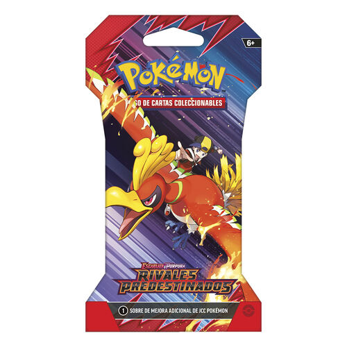 Sobre juego cartas coleccionables Sleeved Booster Rivales Predestinados Pokemon surtido