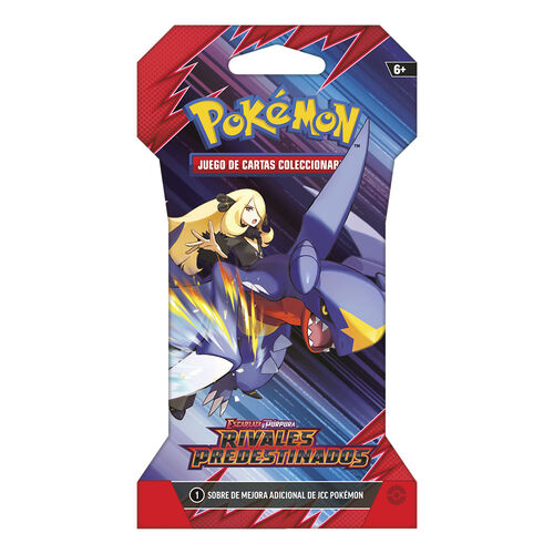 Sobre juego cartas coleccionables Sleeved Booster Rivales Predestinados Pokemon surtido