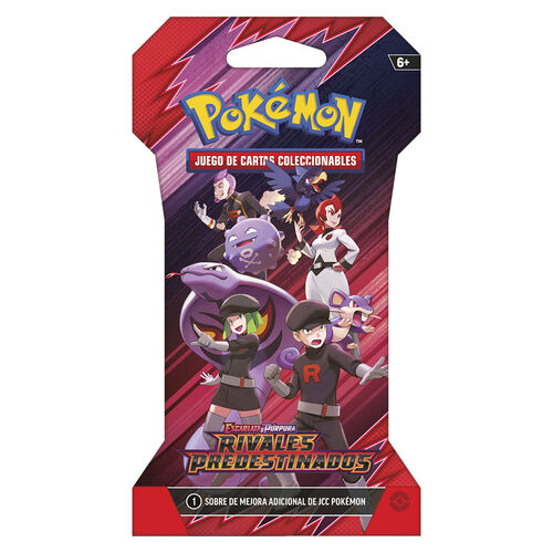 Sobre juego cartas coleccionables Sleeved Booster Rivales Predestinados Pokemon surtido