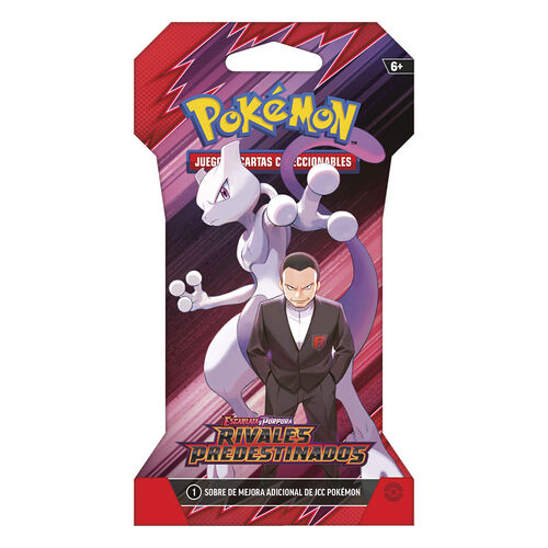 Sobre juego cartas coleccionables Sleeved Booster Rivales Predestinados Pokemon surtido