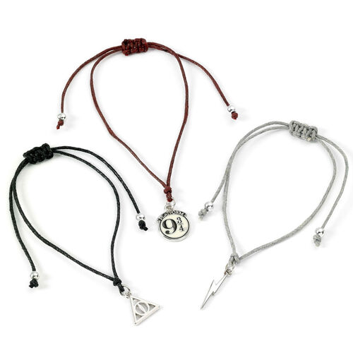 Harry Potter Deathly Hallows Friendship Set 3 bracelets