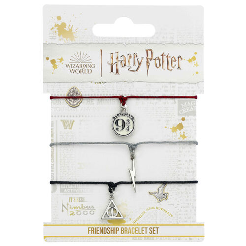 Harry Potter Deathly Hallows Friendship Set 3 bracelets