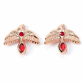 Pendientes Fawkes Rose Gold Harry Potter