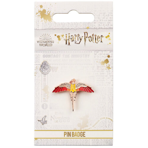 Harry Potter Fawkes pin badge