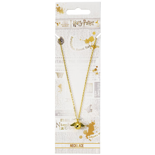 Harry Potter Golden Snitch necklace
