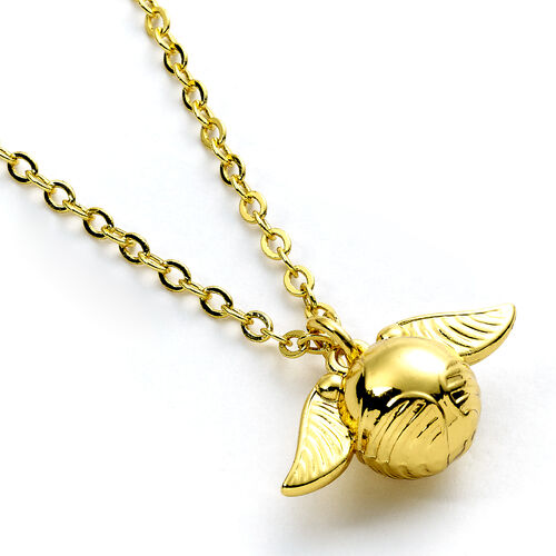 Harry Potter Golden Snitch necklace