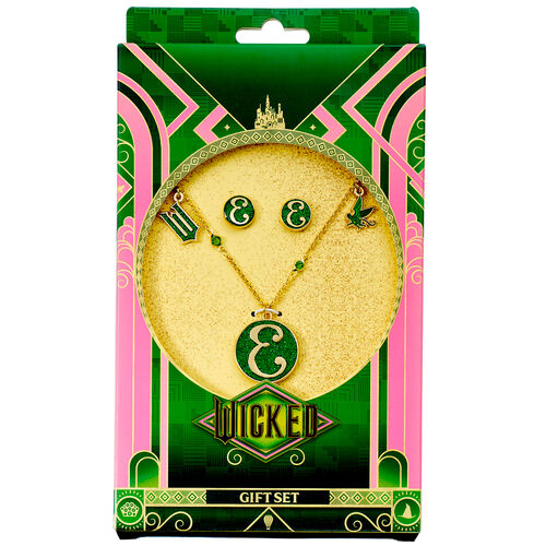 Set Colgante + pendientes Elphaba Wicked