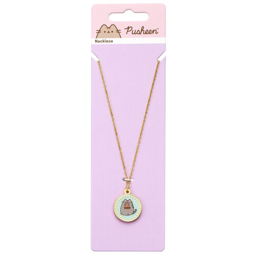 Pusheen Pizza necklace