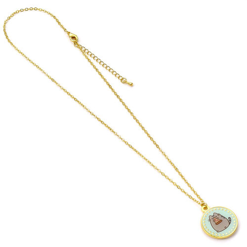 Pusheen Pizza necklace