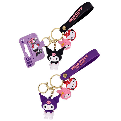 Hello Kitty Kuromi assorted 3D keychain