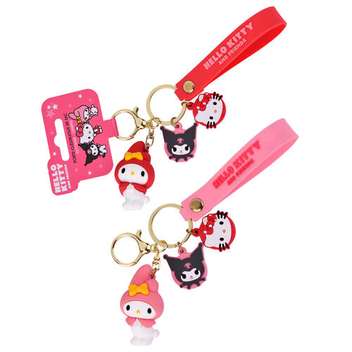 Hello Kitty My Melody assorted 3D keychain