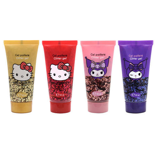 Hello Kitty & Friends assorted glitter gel