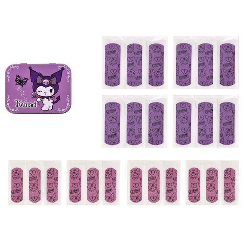 Hello Kitty Kuromi metal band-aid box