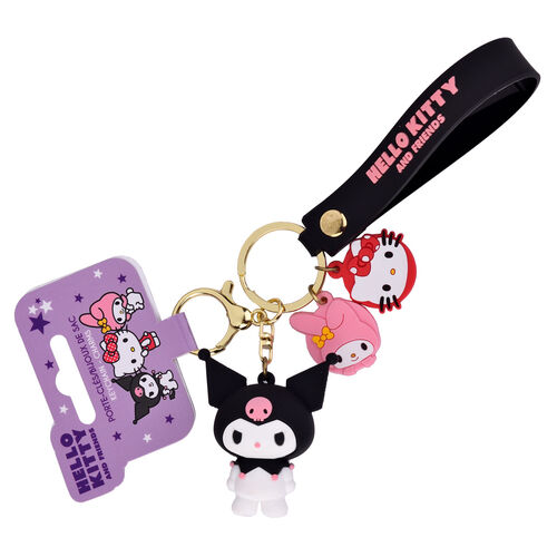 Hello Kitty Kuromi assorted 3D keychain