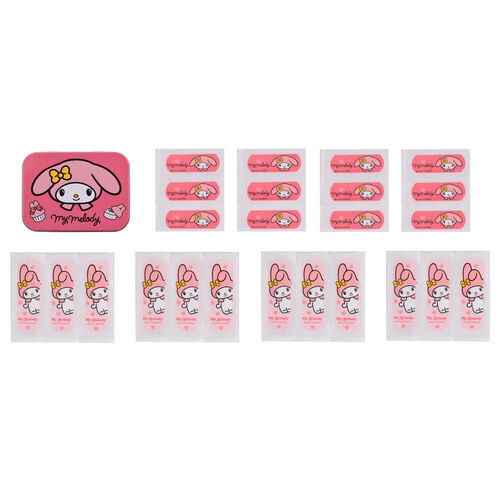 Caja Metal Tiritas My Melody Hello Kitty