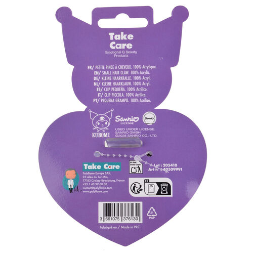 Hello Kitty Kuromi premium hair clip