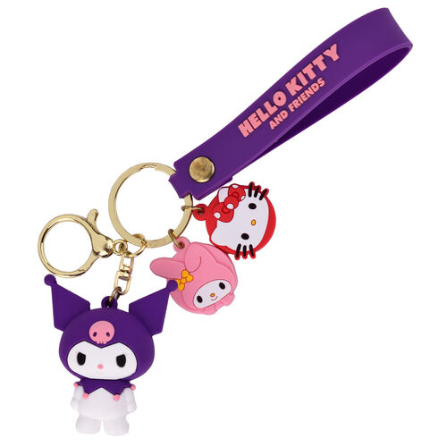 Hello Kitty Kuromi assorted 3D keychain