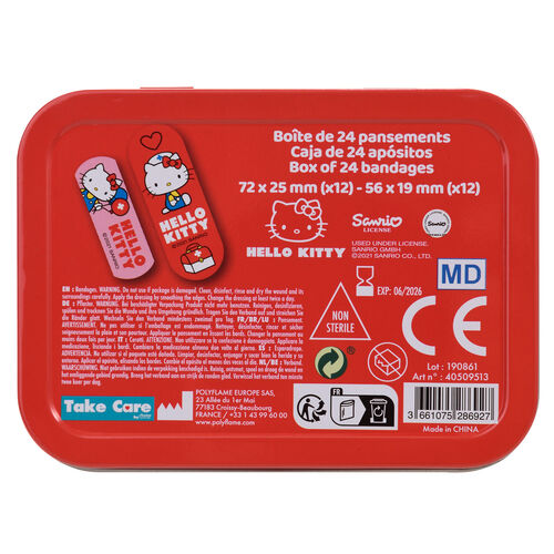 Hello Kitty metal band-aid box