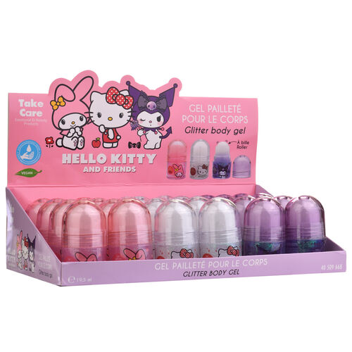 Hello Kitty & Friends assorted rollon body gel
