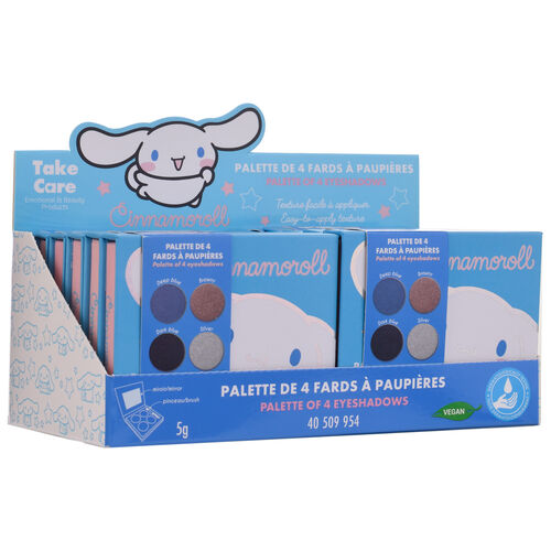 Hello Kitty Cinnamoroll 4 colour palette